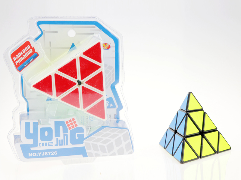 Pyramid Magic Cube With Steel Ball Plate