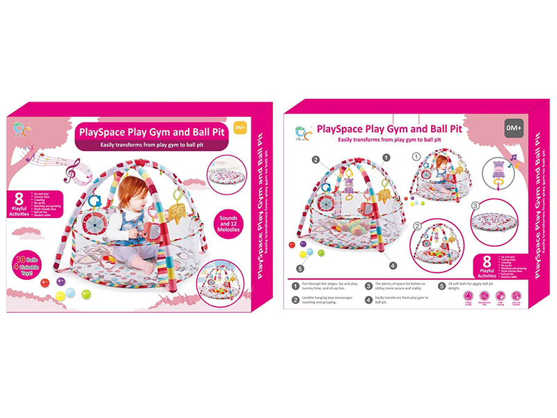 Play Mat With 18 Balls