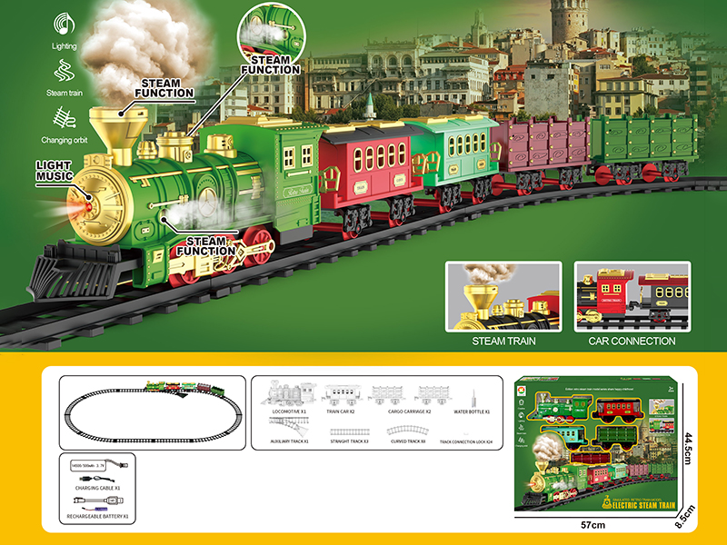 Classic Electric Steam Rail Train