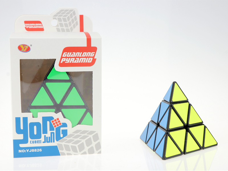 Pyramid Magic Cube With Steel Ball Plate
