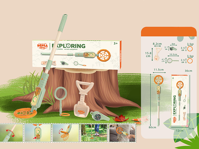 Outdoor Expedition Toys Metal Detector Set