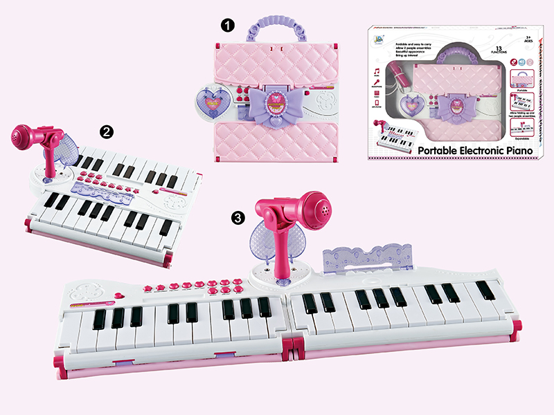 Multifunctional Fold Portable Electronic Organ