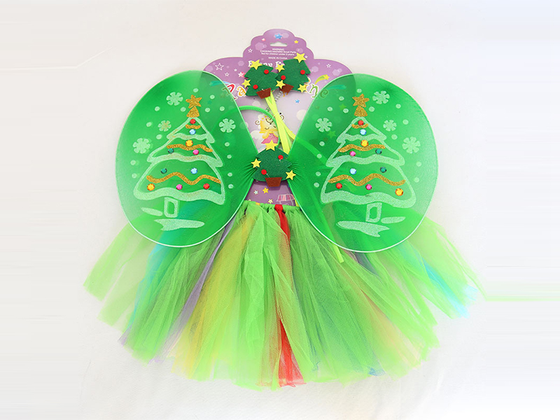 4PCS Green Christmas Tree Set