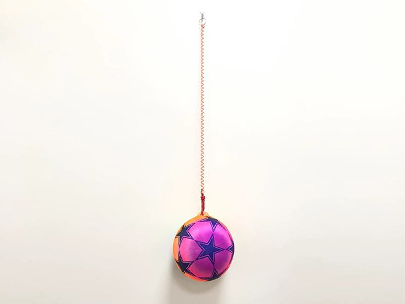 9 Inch Five-Pointed Star Rainbow Chain Ball With Light