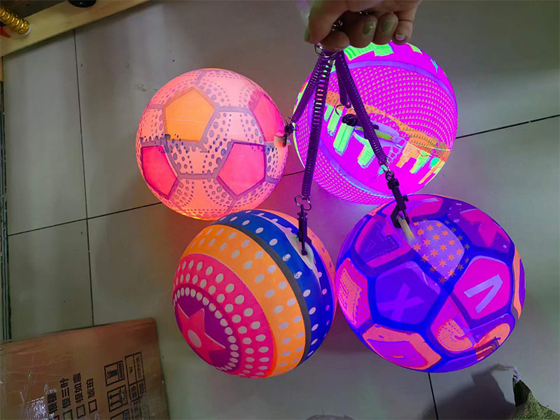 9 Inch Fluorescent Chain Ball With Light
