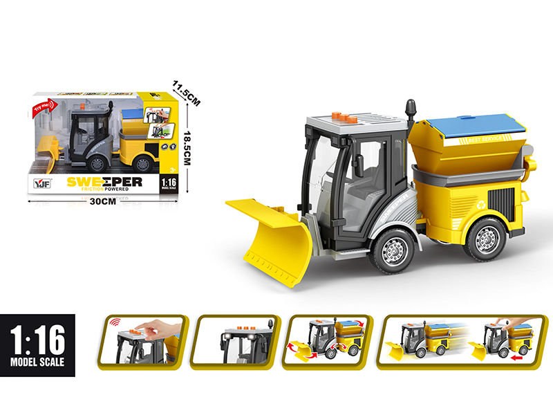 1:16 Friction Snow Clearer(Green)