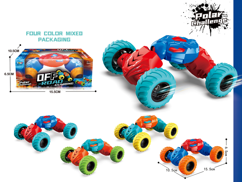 High Speed Pull Back Twist Stunt Car