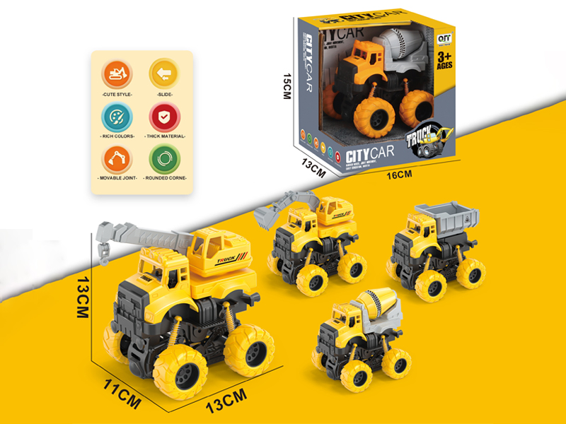 Dual Friction Mountain Engineering Vehicle