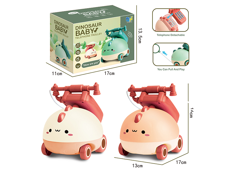 Dinosaur Baby Telephone Car