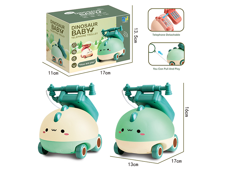 Dinosaur Baby Telephone Car