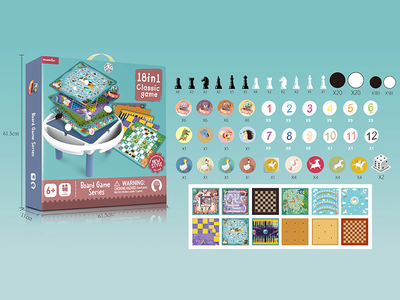 18 In 1 Board Game Table