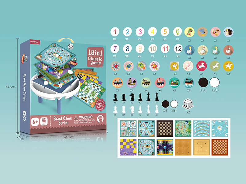 18 In 1 Board Game Table