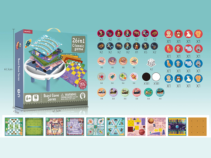 26 In 1 Board Game Table