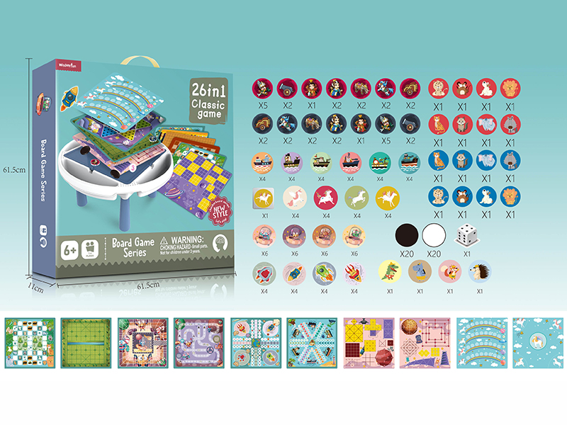 26 In 1 Board Game Table