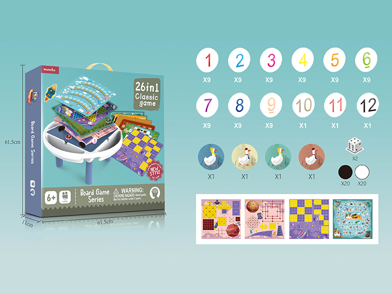26 In 1 Board Game Table