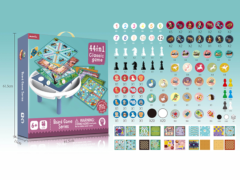 44 In 1 Board Game Table