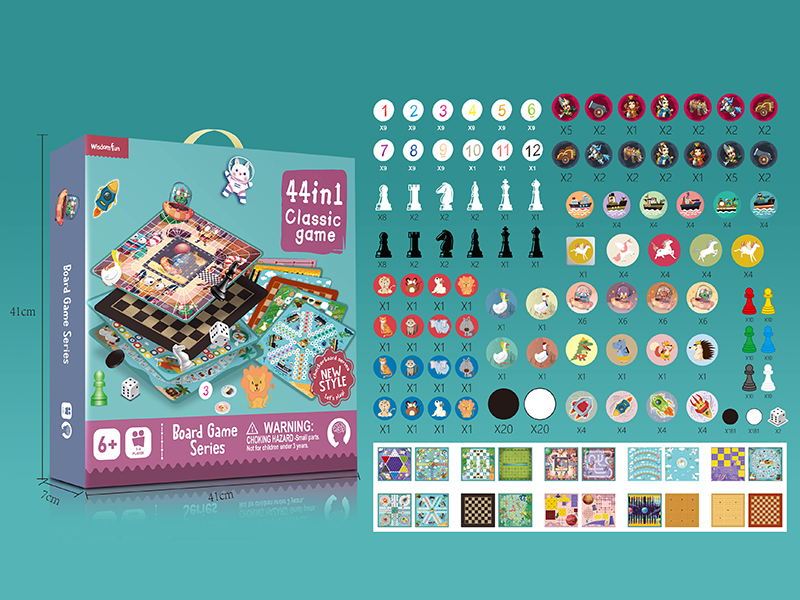 44 In 1 Chess(Without Plastic Checkerboard)