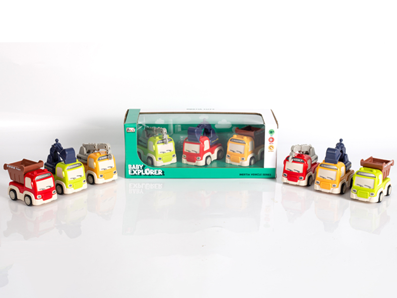 Friction Excavator, Dump Truck, Crane(3PCS)