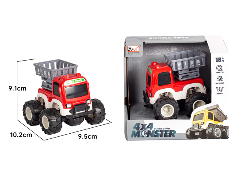 4Wd Friction Off-Road Fire Rescue Vehicle