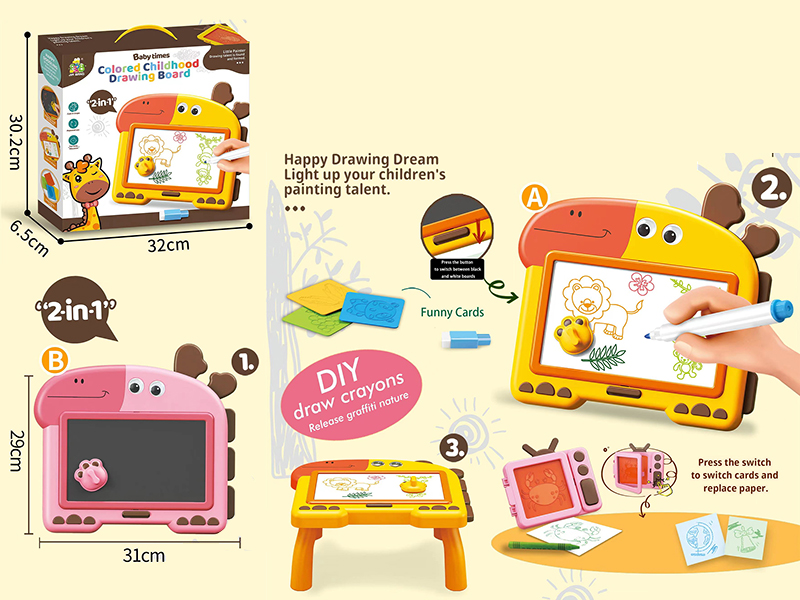 Deer Shape Colored Drawing Board