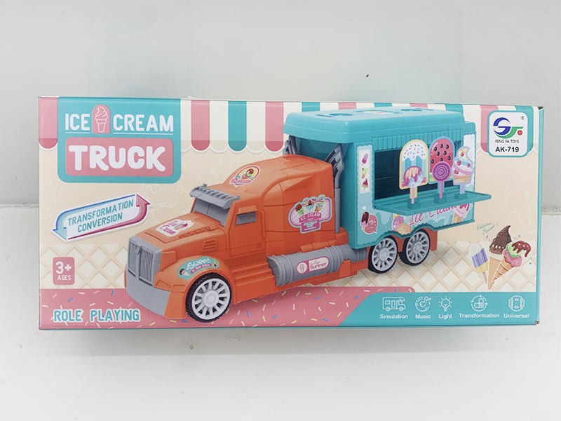 B/O Go And Bump Deformation Ice Cream Truck