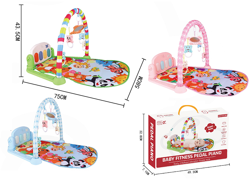 Baby Four Key Pedal Piano Fitness Blanket