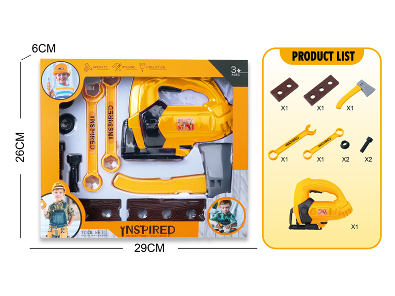 B/O Tool Set (Electric Curve Saw+Accessories)