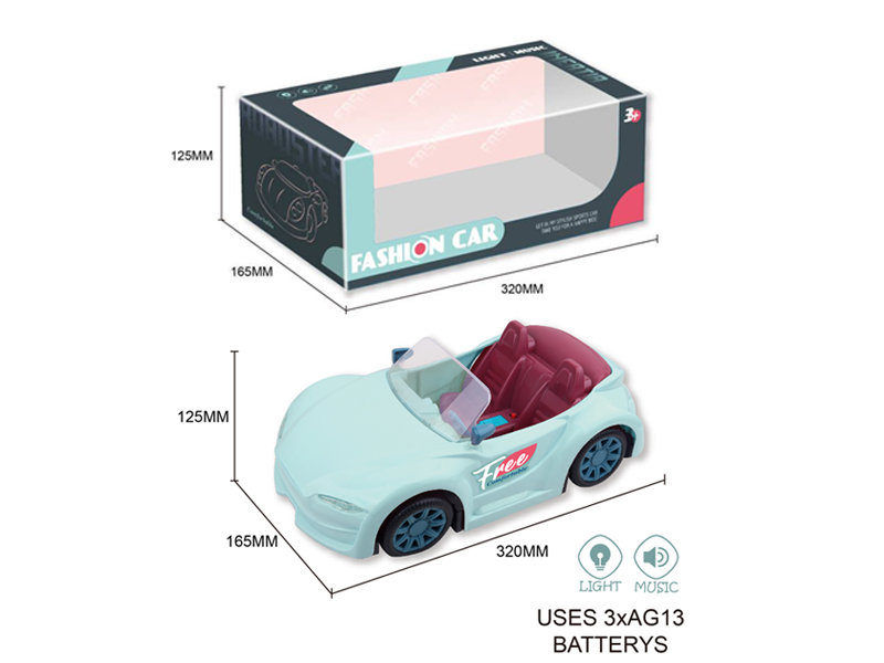 Slide Car With Light Music