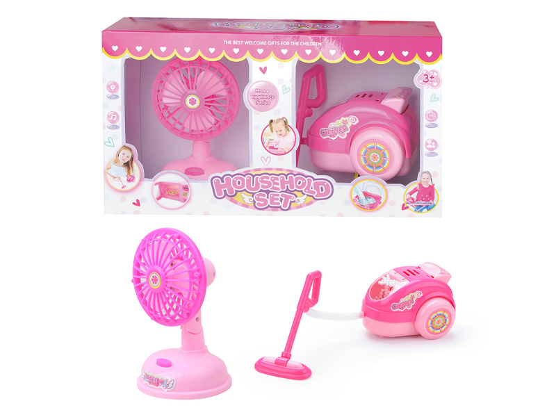 B/O Fan+Vacuum Cleaner Toy