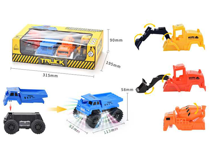 B/O Engineering Car With Light And Music