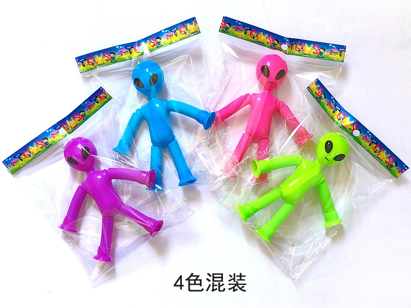 Sucker Decompression Telescopic Tube Alien