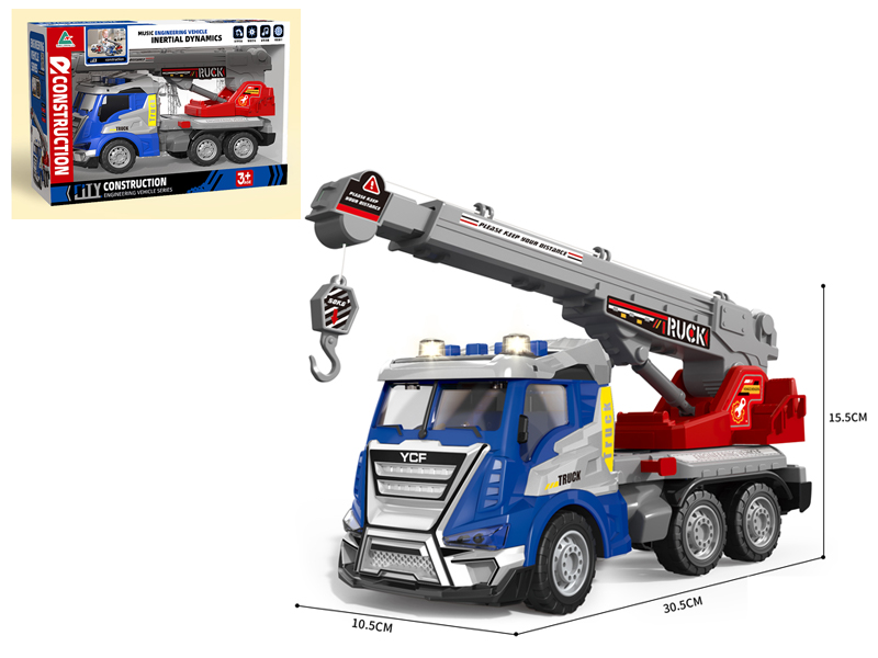 1:16 Friction Engineering Crane With Sound And Light