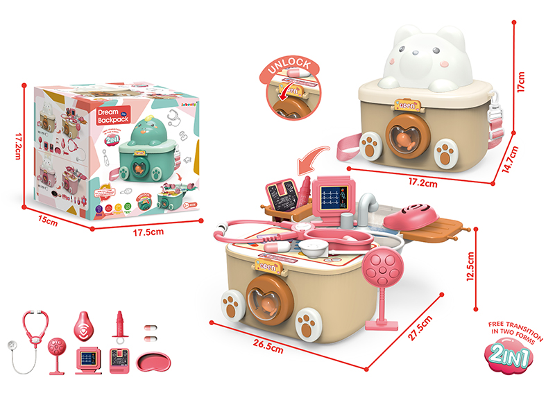 Doctor Set Storage Bear Backpack