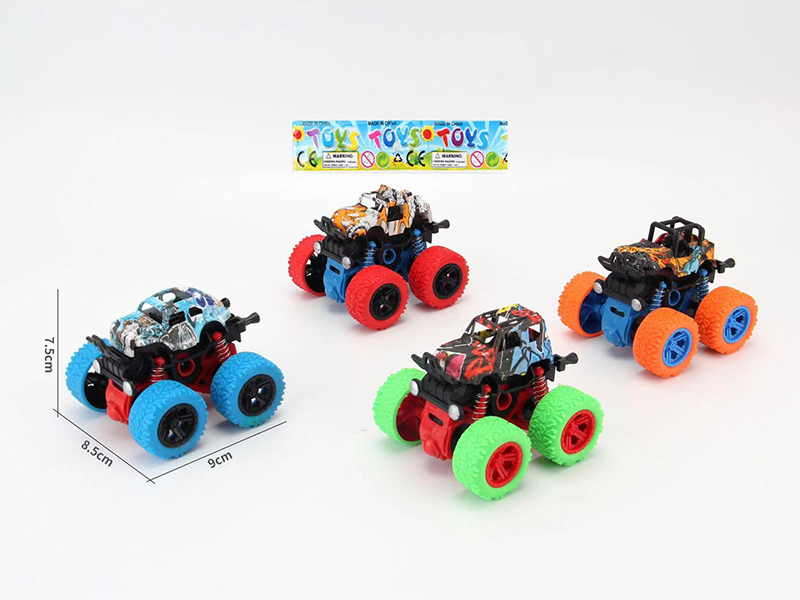 Dual Friction Stunt Graffiti Off-Road Vehicle