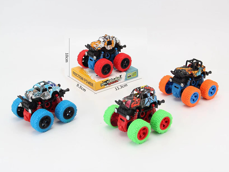 Dual Friction Stunt Graffiti Off-Road Vehicle