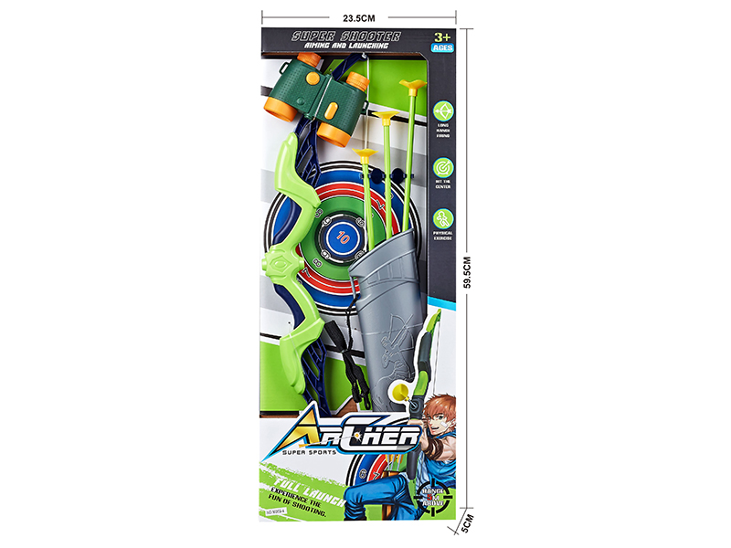 Bow And Arrow + Arrow Holder + Telescope
