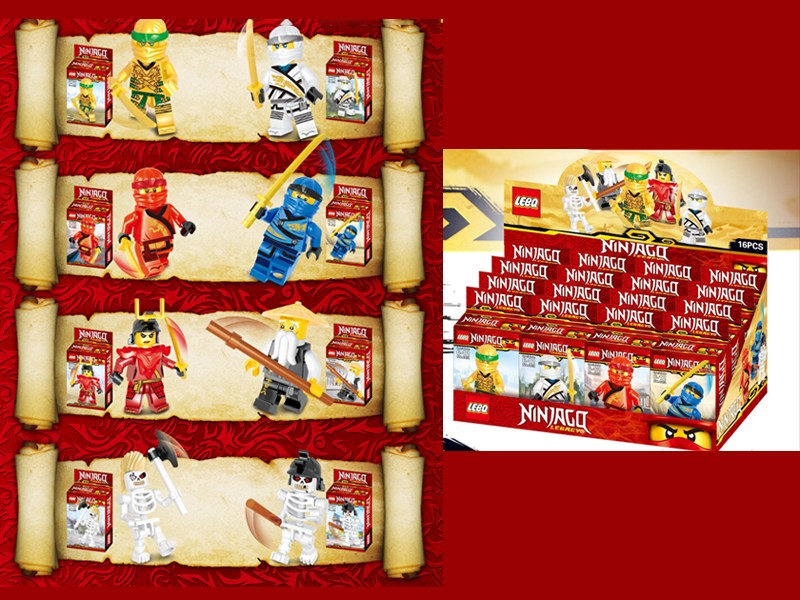 16PCS Ninja Building Block