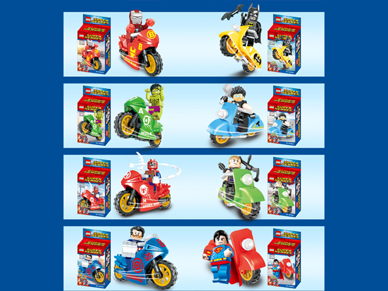 Hero League Motorcycle Building Block
