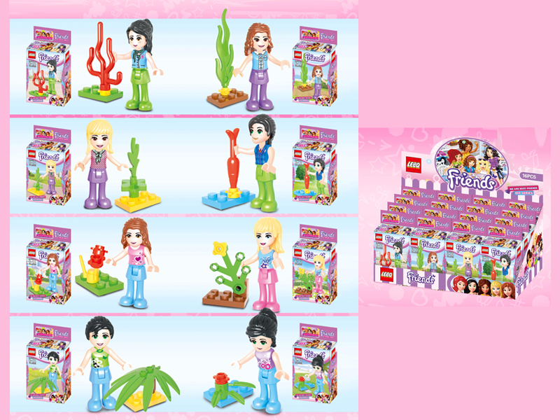 16PCS Friend Building Blocks