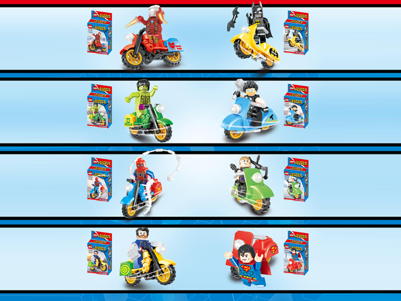 Hero League Motorcycle Building Block