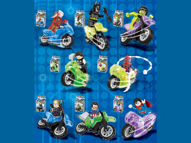 Heroic League Nightlight Motorcycle Building Block