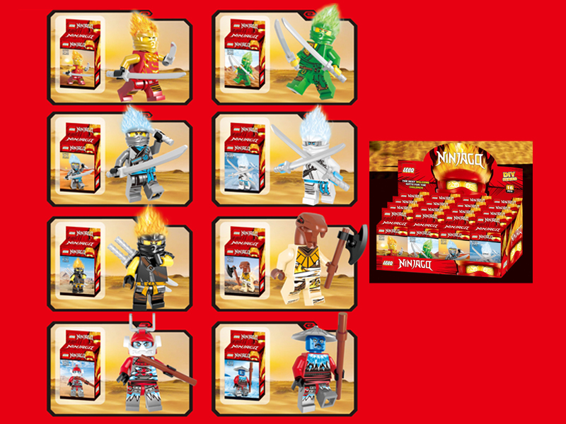 16PCS Ninja Building Block