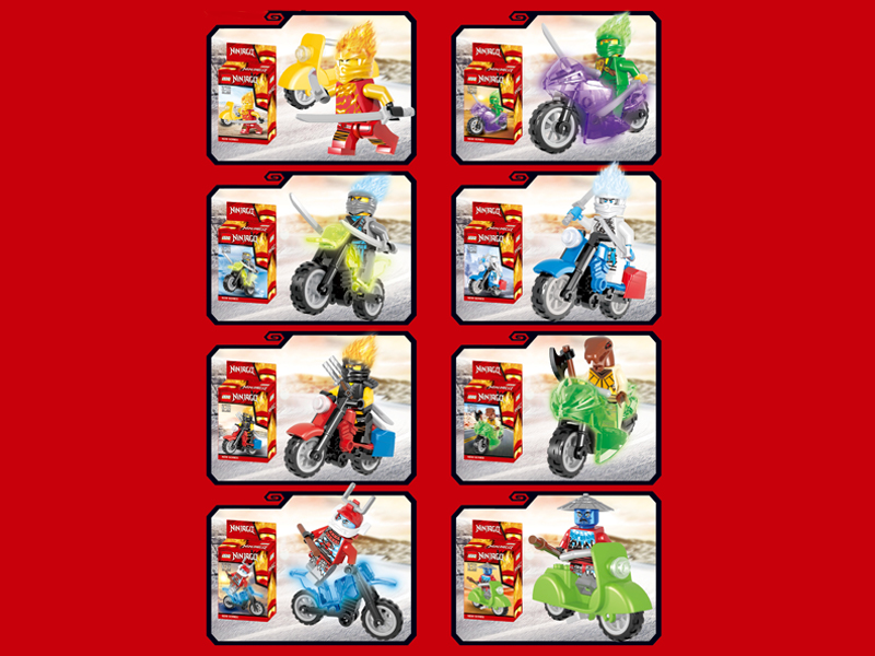 Ninja Motorcycle Building Block