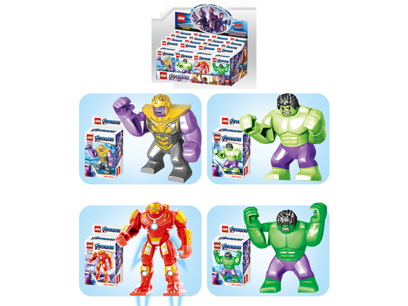 16PCS Large Heroic Alliance Building Blocks