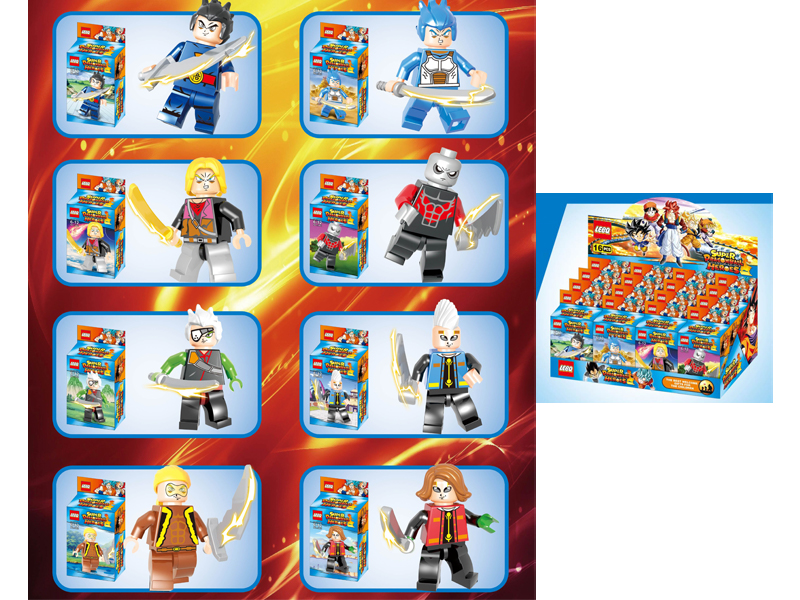 16PCS Seven Dragon Ball Building Blocks