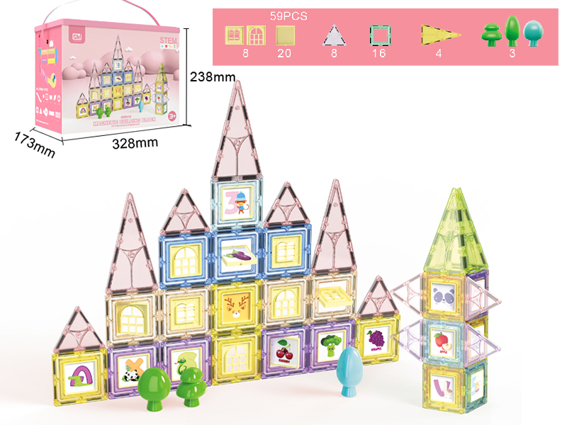 Magnetic Tiles Building Blocks