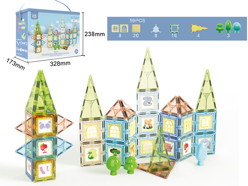 Magnetic Tiles Building Blocks