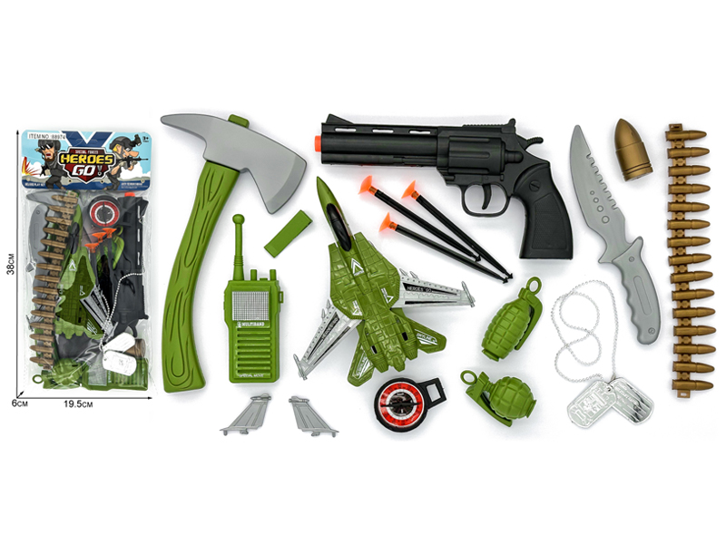 17PCS Military Police Toy Set