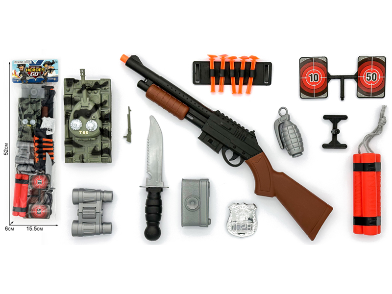 17PCS Military Police Toy Set