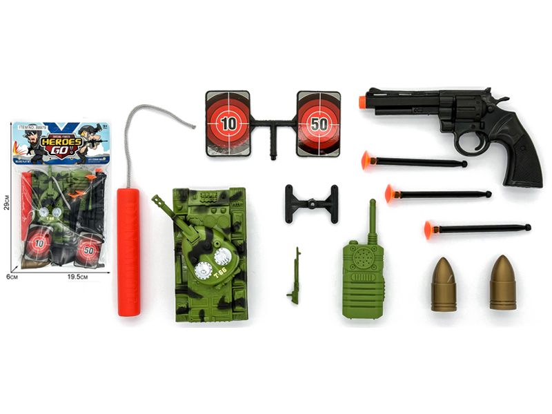 12PCS Military Police Toy Set